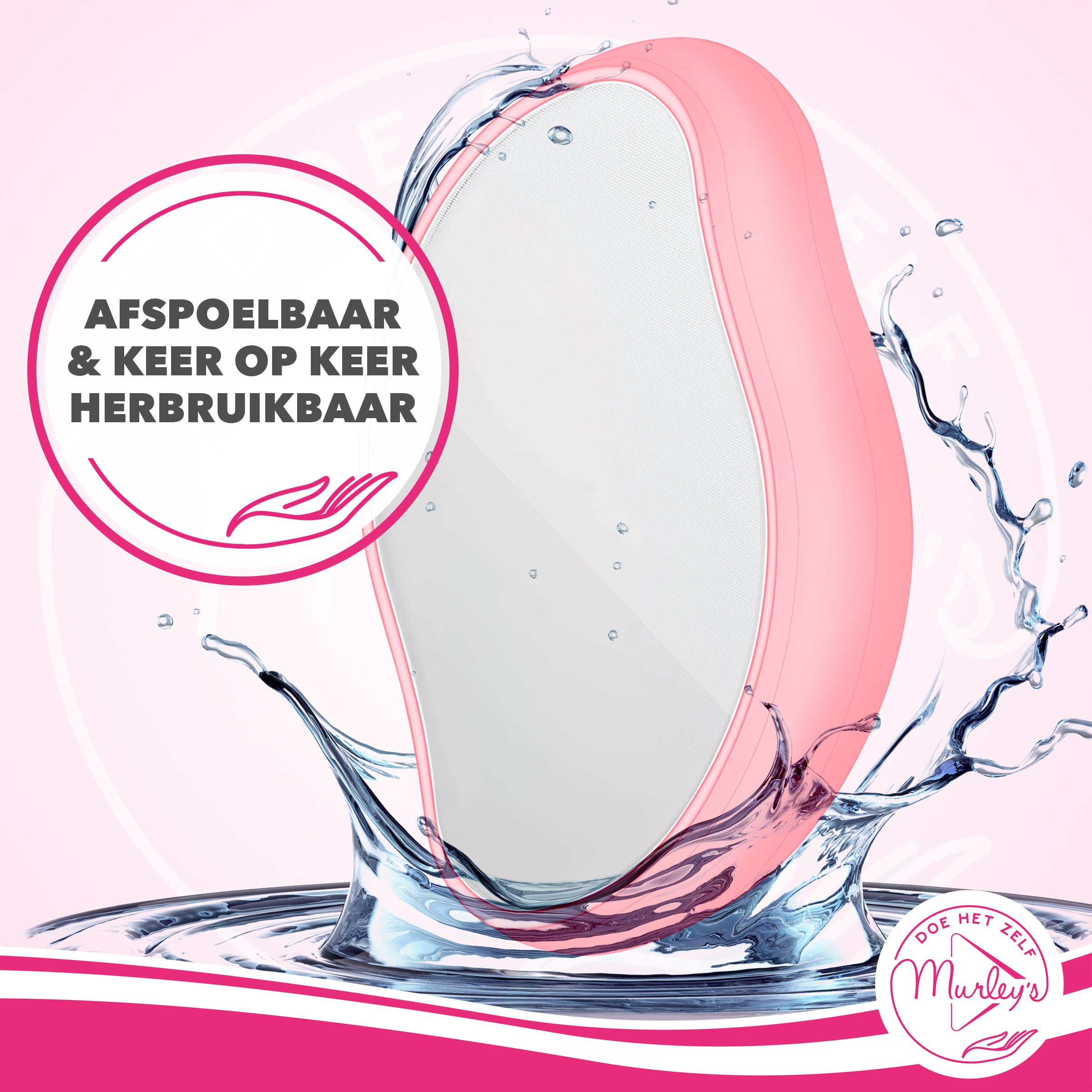 SUPERSNELLE HAAR VERWIJDERAAR CRYSTAL - ROZE