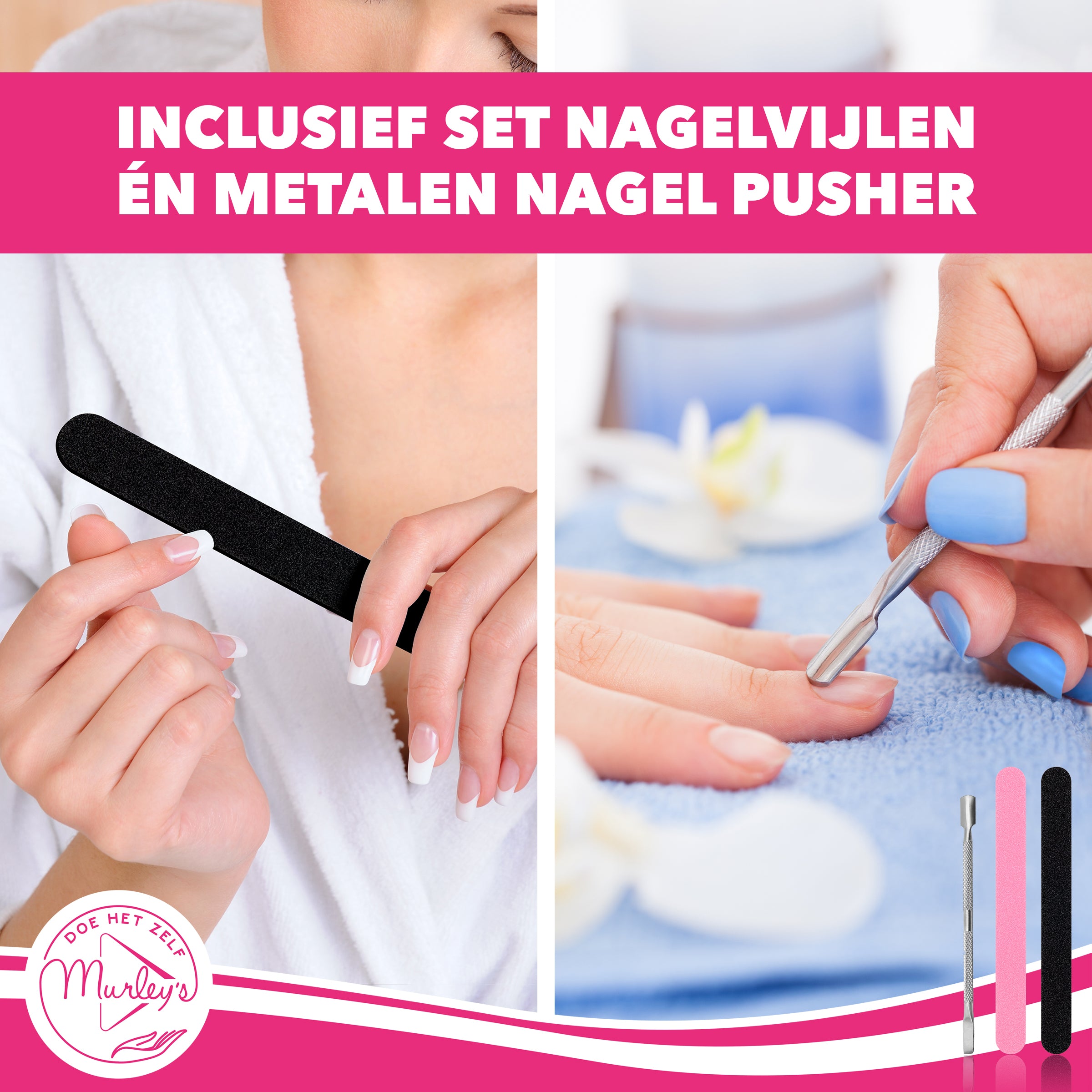 PERFECTE NAGELS CREËREN MET MURLEY’S NAGELFREES 35.000 RPM