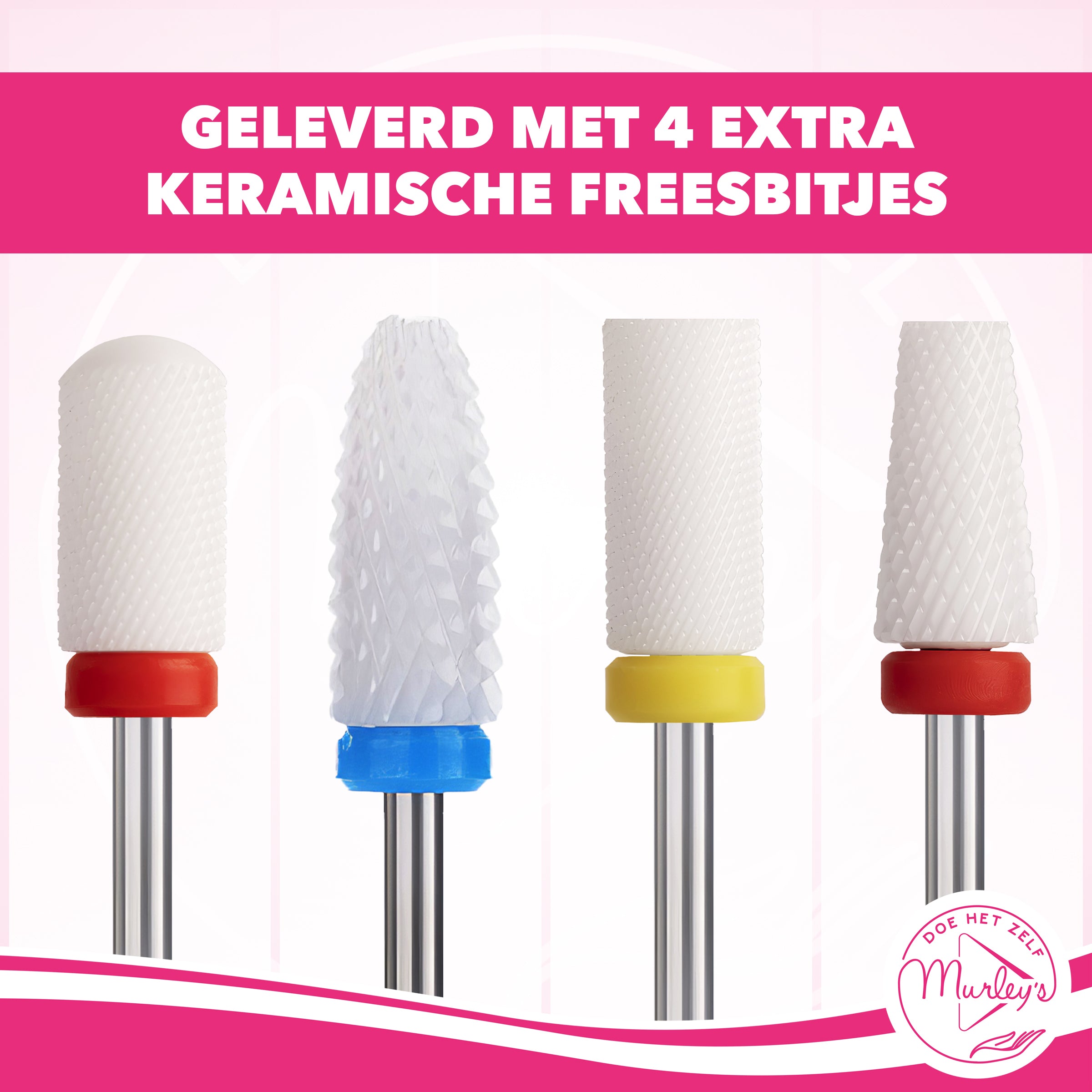 PERFECTE NAGELS CREËREN MET MURLEY’S NAGELFREES 35.000 RPM