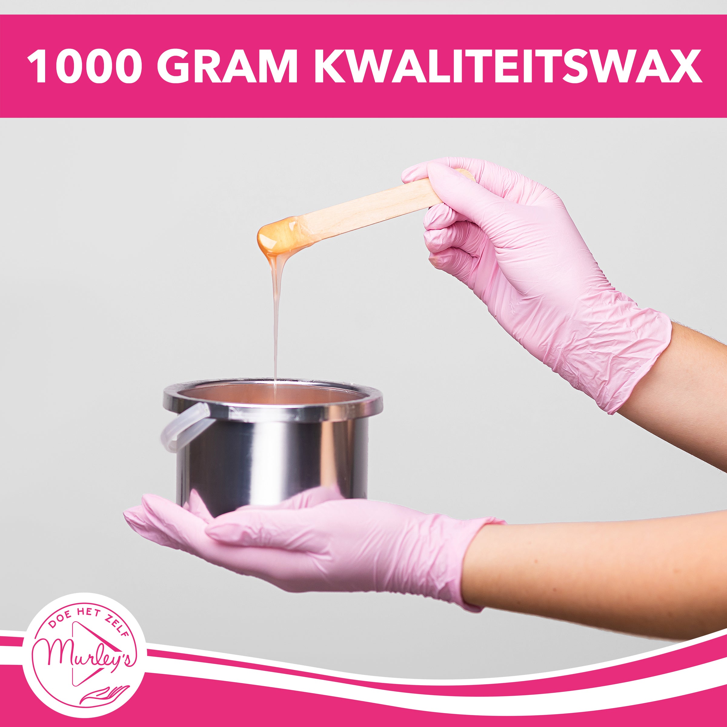 MURLEY’S® BRAZILIAN WAX NAVULLING VOOR EEN HAARVRIJ LICHAAM - 1000 GRAM