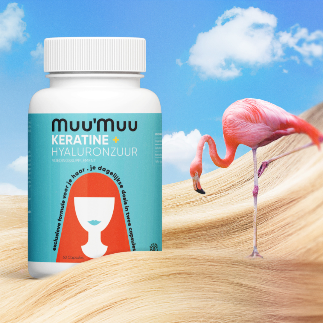 VOLLERE EN LANGERE HAREN MET MUU'MUU HAARVITAMINES