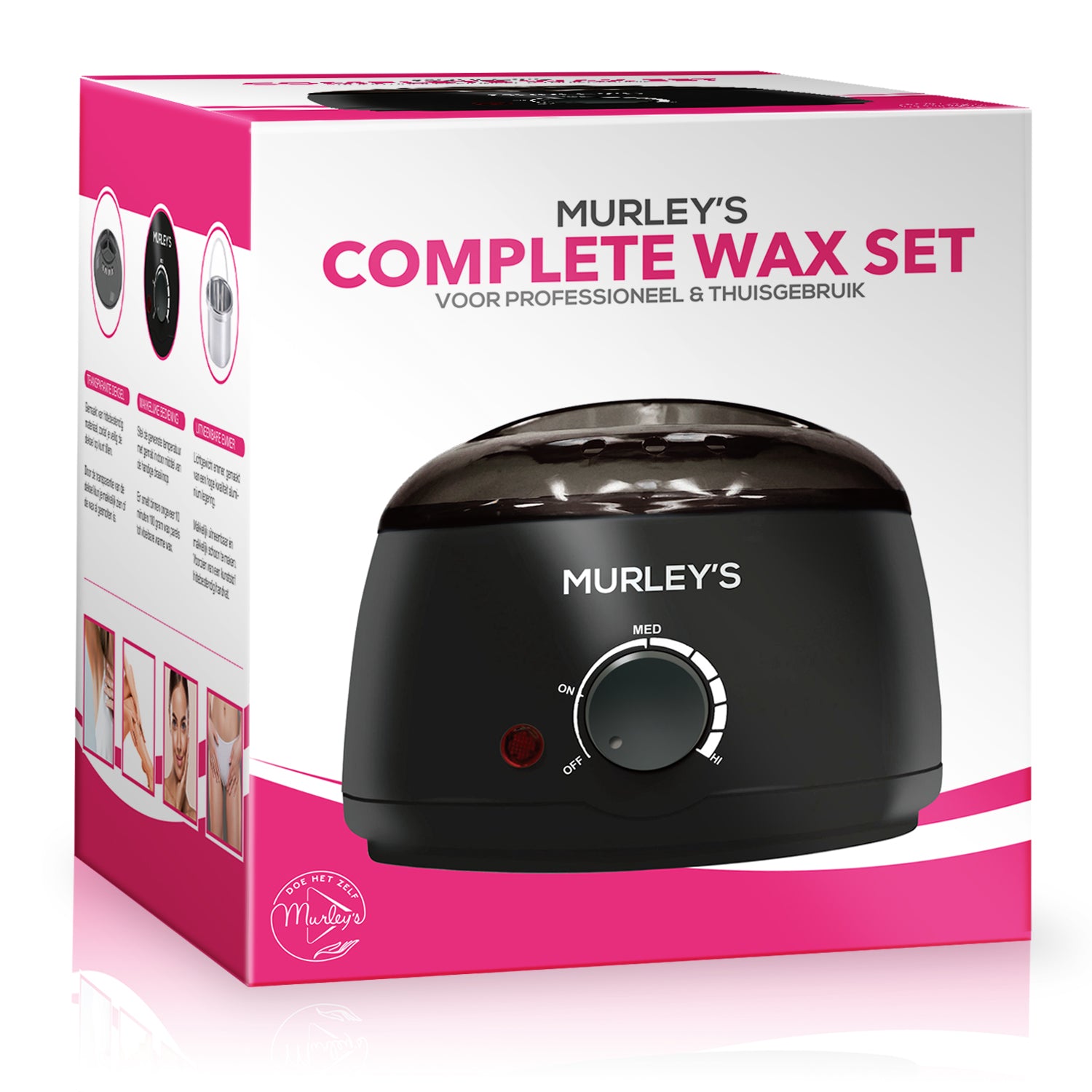 HAARVRIJ LICHAAM MET DEZE COMPLETE WAX SET 500 - KNOP MENU